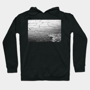 Frozen Surface Of The Ocean Cracked Hoodie